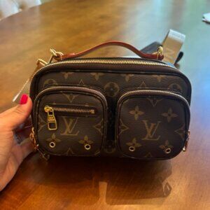 Louis Vuitton Brown Utility Monogram Canvas Crossbody Bag